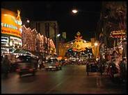 Night Bazaar, a legacy of the original Yunnanese trading caravans. Chiang Mai, Thailand ( color)