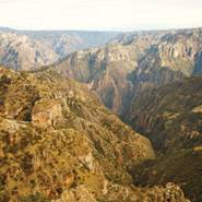 An aerial view of the beautiful Copper Canyon