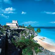 The ruins of Tulum on the Yucatan Peninsula